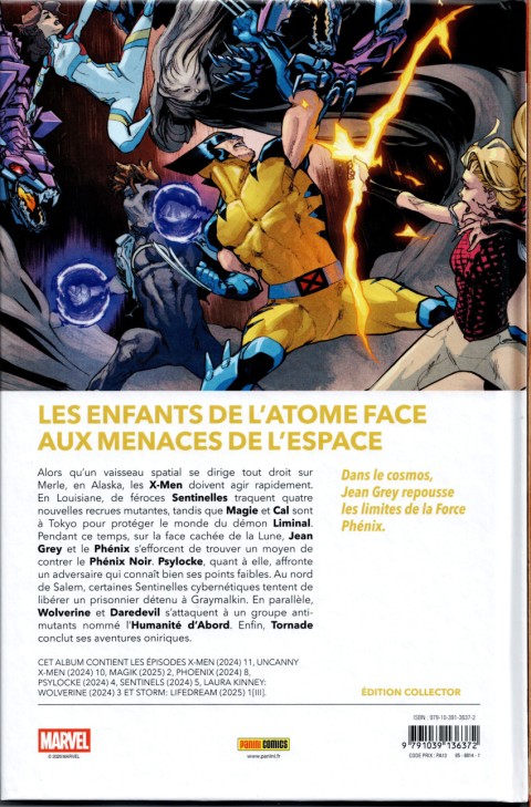 Verso de l'album X-Men 15