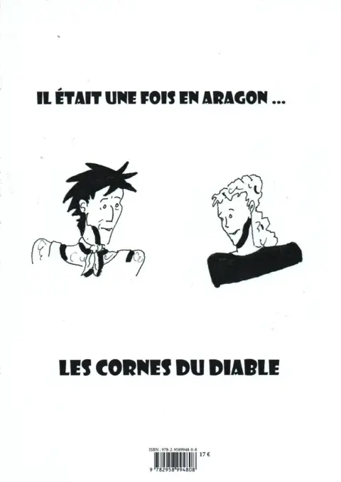 Verso de l'album Les cornes du diable