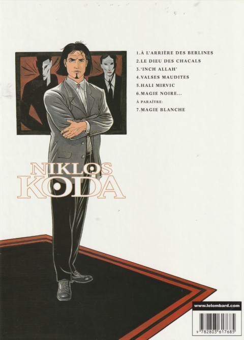 Verso de l'album Niklos Koda Tome 4 Valses maudites