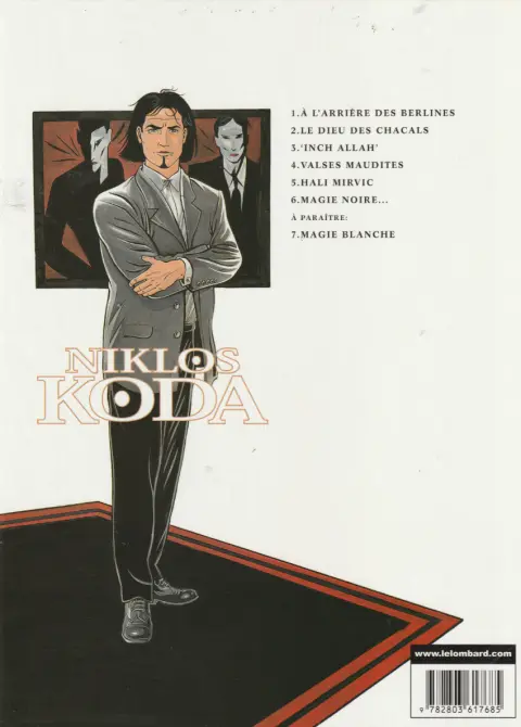 Verso de l'album Niklos Koda Tome 4 Valses maudites