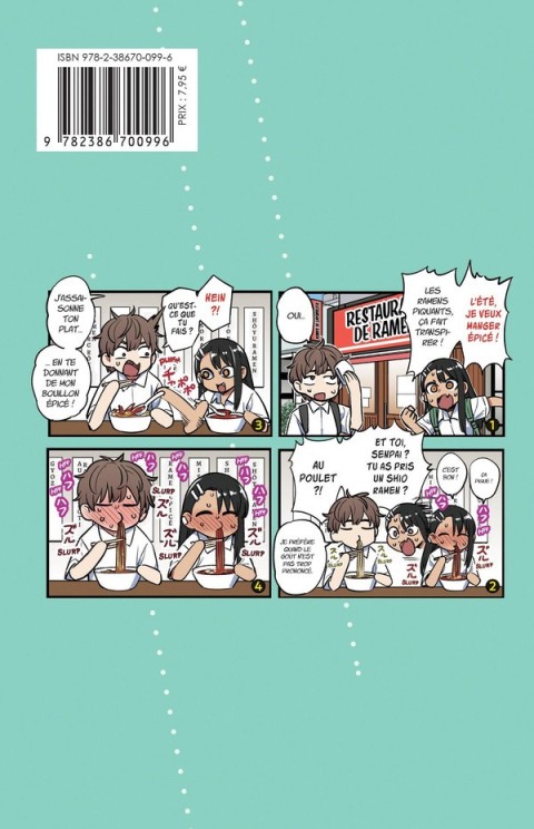 Verso de l'album Arrête de me chauffer, Nagatoro 17