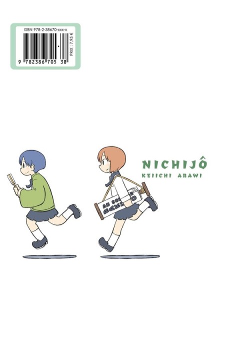 Verso de l'album Nichijô - Récits du quotidien (8)