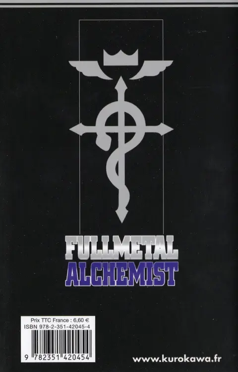 Verso de l'album FullMetal Alchemist Tome 5