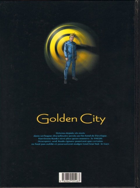 Verso de l'album Golden City Tome 3 Nuit polaire