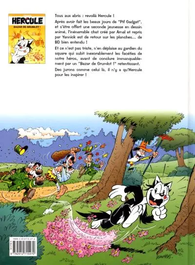 Verso de l'album Hercule - Bamboo Editions Tome 2 Ras l'képi !