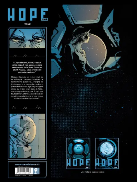 Verso de l'album Hope one Tome 1