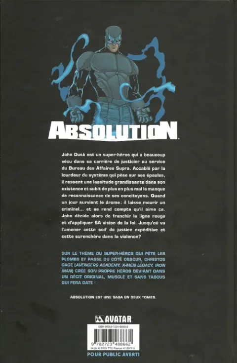 Verso de l'album Absolution 1