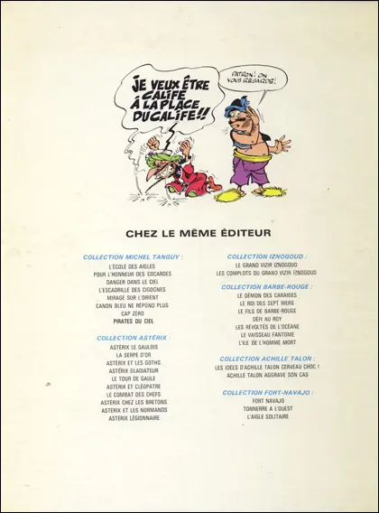 Verso de l'album Iznogoud Tome 2 Les complots du grand Vizir Iznogoud