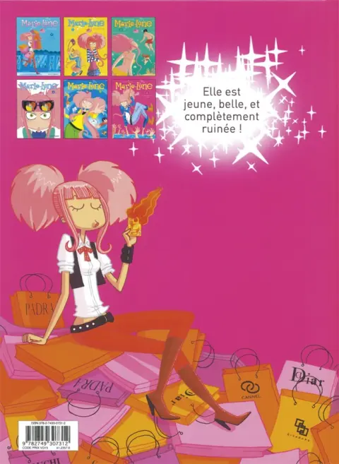 Verso de l'album Marie-Lune Tome 6 Ne me laisse pas tomber !