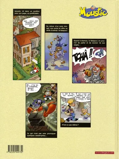 Verso de l'album Moustic Tome 1 Bon millénaire m'sieur Luberlu !