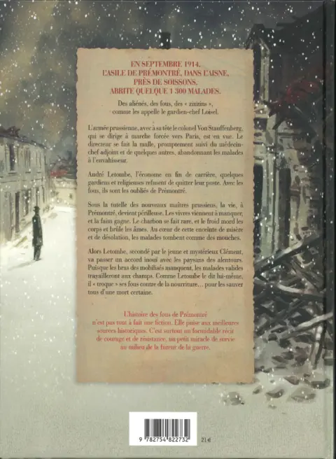 Verso de l'album Les Oubliés de Prémontré