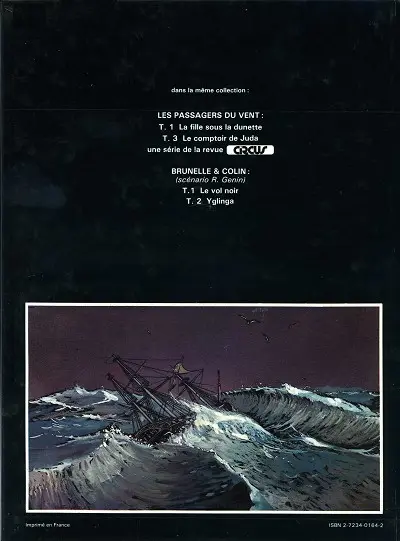Verso de l'album Les Passagers du vent Tome 2 Le ponton