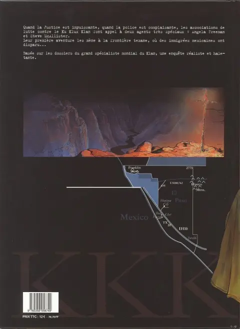 Verso de l'album Amerikkka Tome 1 Les canyons de la mort