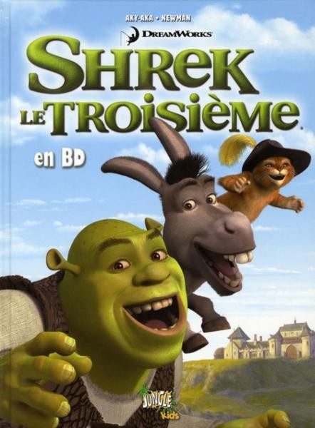 Couverture de l'album Shrek Jungle Kids Tome 3 Shrek le Troisième en BD