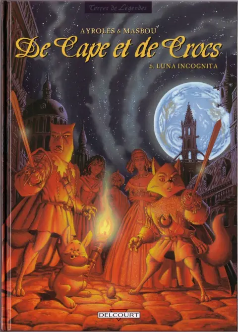 Couverture de l'album De Cape et de Crocs Tome 6 Luna incognita