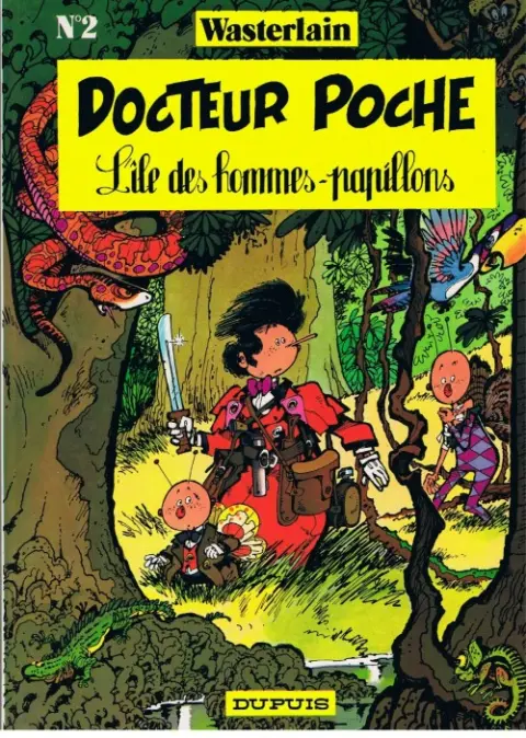 Couverture de l'album Docteur Poche Tome 2 L'île des hommes-papillons