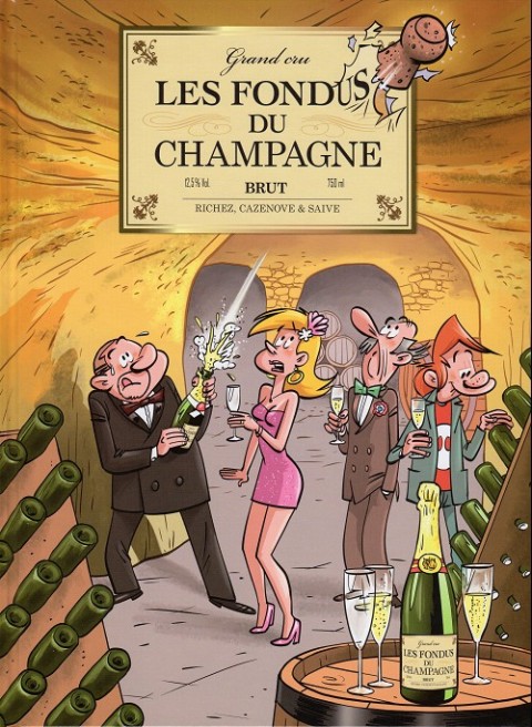 Couverture de l'album Les Fondus du vin Tome 4 Les fondus du champagne