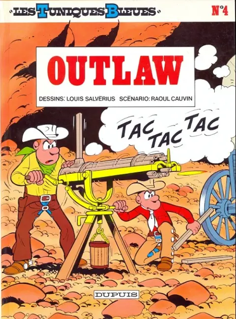 Couverture de l'album Les Tuniques Bleues Tome 4 Outlaw
