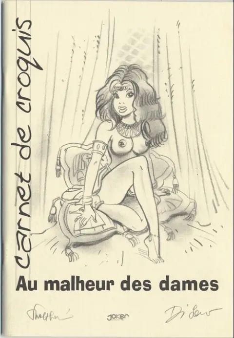 Une femme dans la peau / Johanna Au malheur des dames - Carnet de croquis