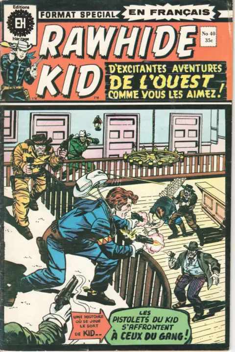 Rawhide Kid N° 40 Quand un tireur affronte... les éxécutants