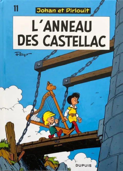 Couverture de l'album Johan et Pirlouit Tome 11 L'anneau des Castellac