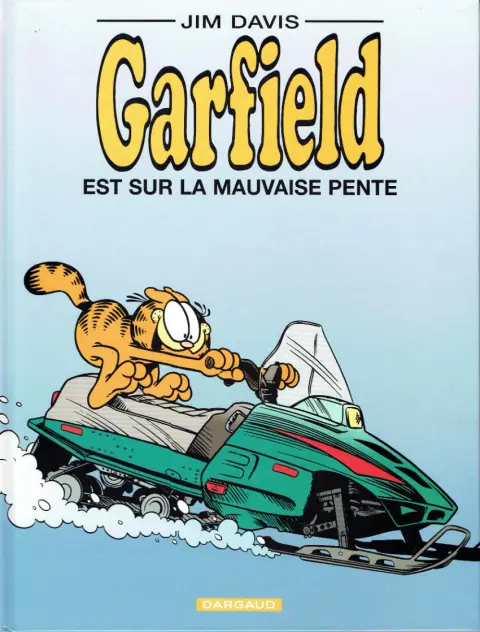 Couverture de l'album Garfield Tome 25 Garfield est sur la mauvaise pente