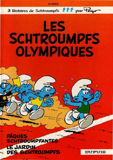 Couverture de l'album Les Schtroumpfs Tome 11 Les schtroumpfs olympiques