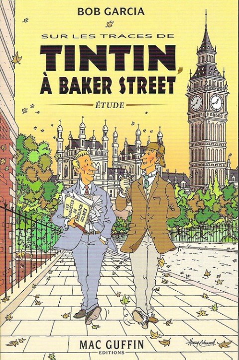 Couverture de l'album Tintin à Baker Street