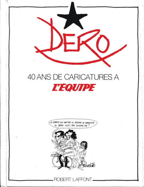 Couverture de l'album 40 ans de caricatures à L'Équipe