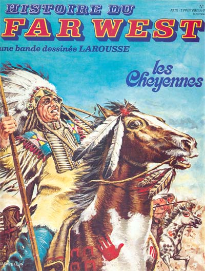 Couverture de l'album Histoire du Far West N° 4 Les Cheyennes