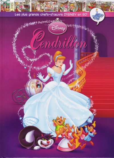 Couverture de l'album Les plus grands chefs-d'œuvre Disney en BD Tome 5 Cendrillon
