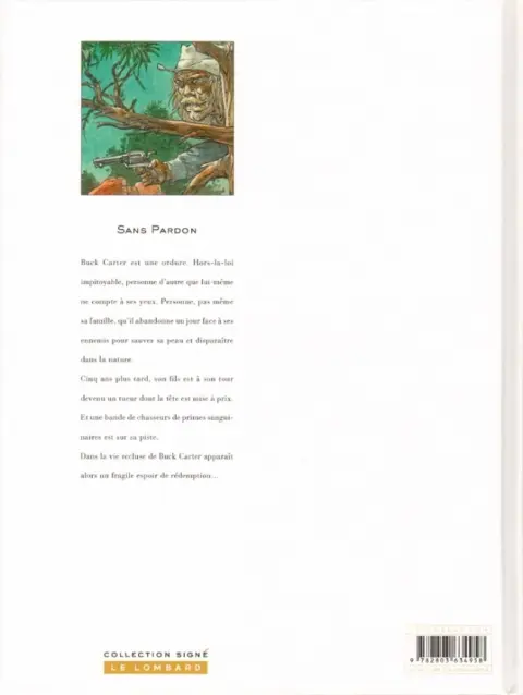 Verso de l'album Sans Pardon