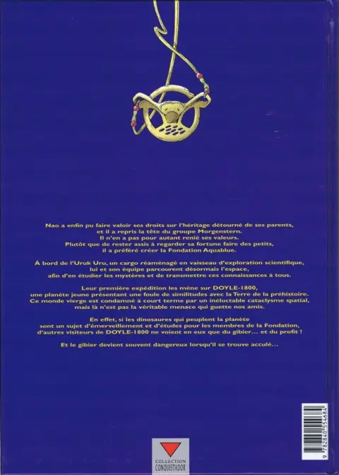 Verso de l'album Aquablue Tome 8 Fondation Aquablue