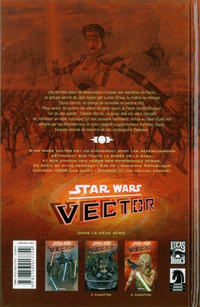 Verso de l'album Star Wars - Vector Tome 1