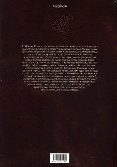 Verso de l'album Les Arcanes de Naheulbeuk Tome 3 La vie d'aventurier