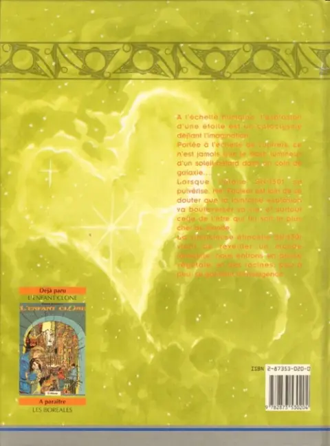 Verso de l'album Tropique des étoiles Tome 2 La phase végétale