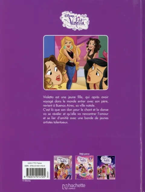 Verso de l'album Violetta 4