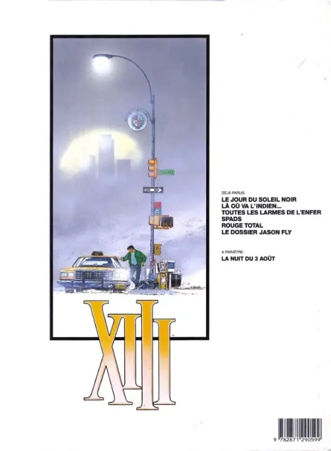 Verso de l'album XIII Tome 6 Le dossier Jason Fly