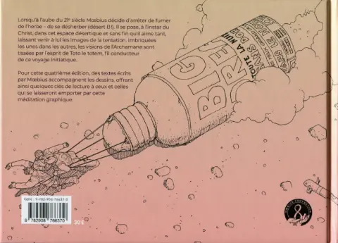 Verso de l'album 40 days dans le désert B