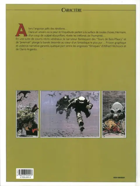 Verso de l'album Abominable