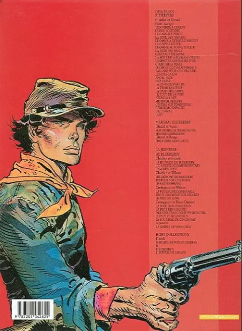 Verso de l'album La Jeunesse de Blueberry Tome 9 Le prix du sang