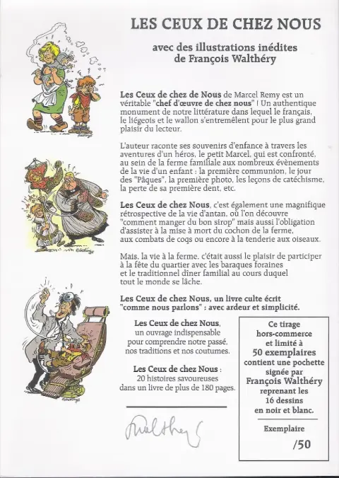 Verso de l'album Les Ceux de chez nous Tome 1