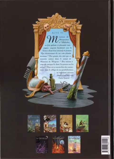 Verso de l'album De Cape et de Crocs Tome 6 Luna incognita