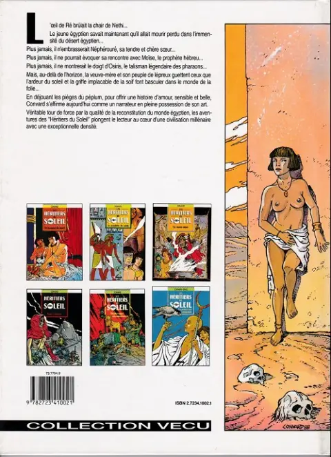 Verso de l'album Les Héritiers du soleil Tome 3 La veuve-mère