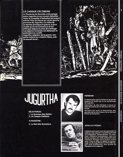 Verso de l'album Jugurtha Tome 2 Le casque celtibère