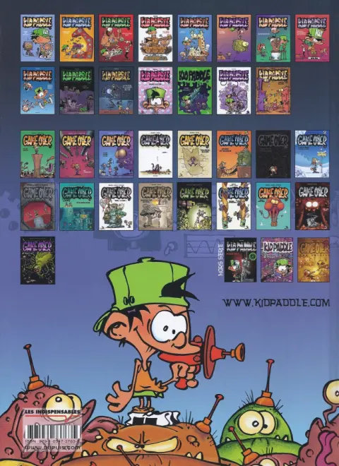 Verso de l'album Kid Paddle Tome 9 Boing ! Boing ! Bunk !