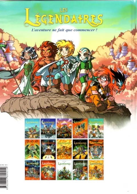 Verso de l'album Les Légendaires Tome 4 Le réveil du Kréa-Kaos