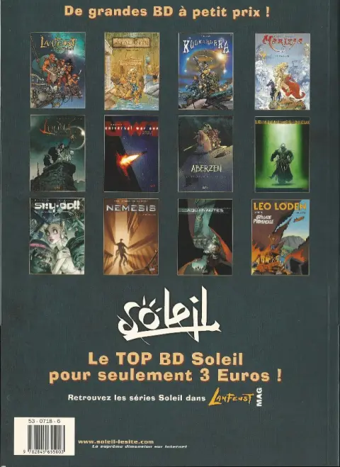 Verso de l'album Léo Loden Tome 4 Grillade provençale