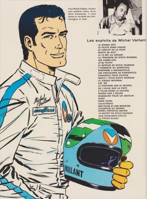 Verso de l'album Michel Vaillant Tome 3 Le circuit de la peur