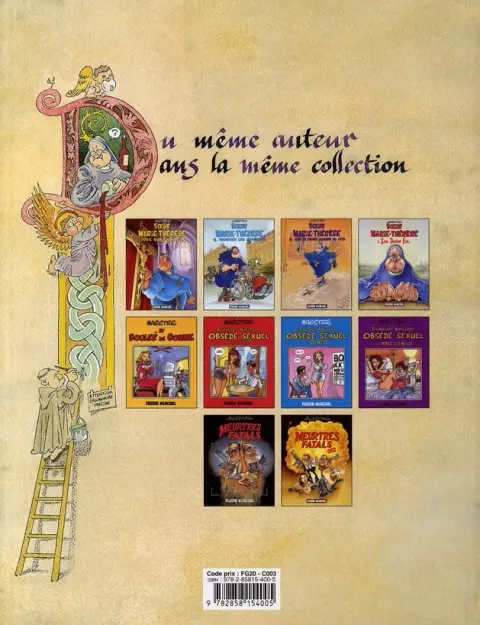 Verso de l'album Soeur Marie-Thérèse des Batignolles Tome 3 Dieu vous le rendra